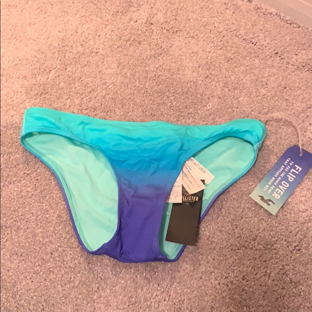 Hollister blue ombre swimsuit bottoms